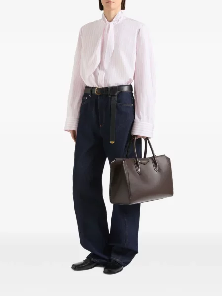 Geantă Givenchy din piele maro