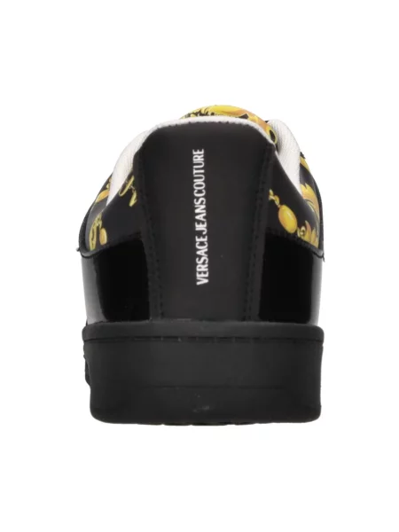 Sneakersy Versace Jeans Couture skórzane czarne