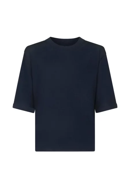 Tricou Loulou De Saison din cașmir albastru
