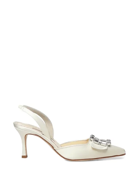 Pantofi cu toc Manolo Blahnik cu cataramă slingback