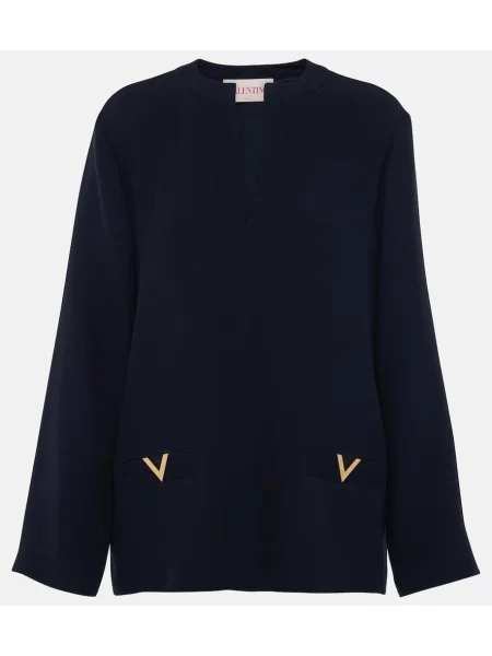 Top Valentino albastru