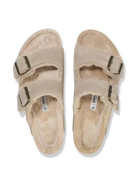 Замшевые шлепанцы Birkenstock