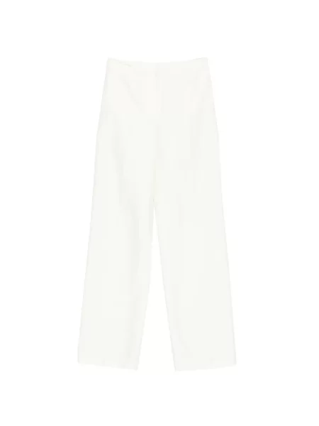 Pantaloni palazzo Mvp Wardrobe alb