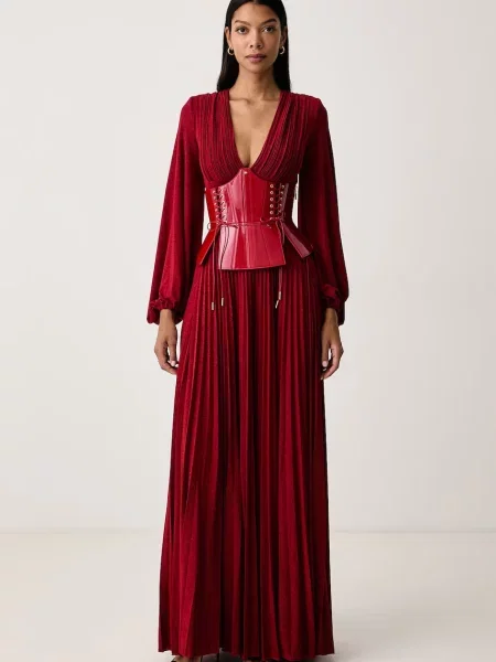 Elisabetta Franchi rochie cu vâscoză