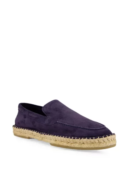 Pantofi loafer Aurélien din piele de căprioară albastru