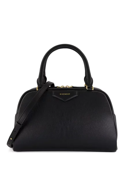 Geanta de piele Givenchy Antigona din piele negru