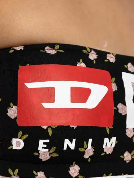 Сутиен Diesel на цветя с принт черно