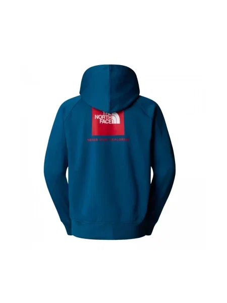 Bluza z kapturem The North Face z kapturem niebieska