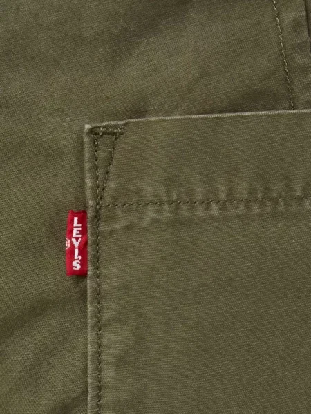 Blugi drepți Levi's® zdrențuiți negru