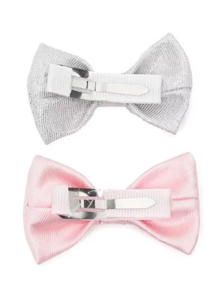 Keprová mikina Ombre Clothing s mašlí stříbrná