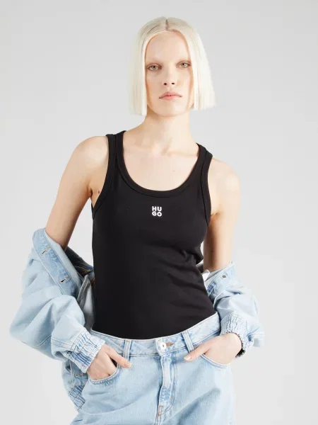 Top Hugo Red negru