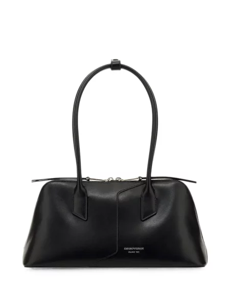 Geantă shopper Emporio Armani negru