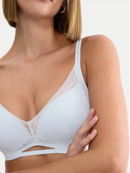 Triumph Pakelianti push-up liemenėlė Breathe & Lift Šviesiai mėlyna
