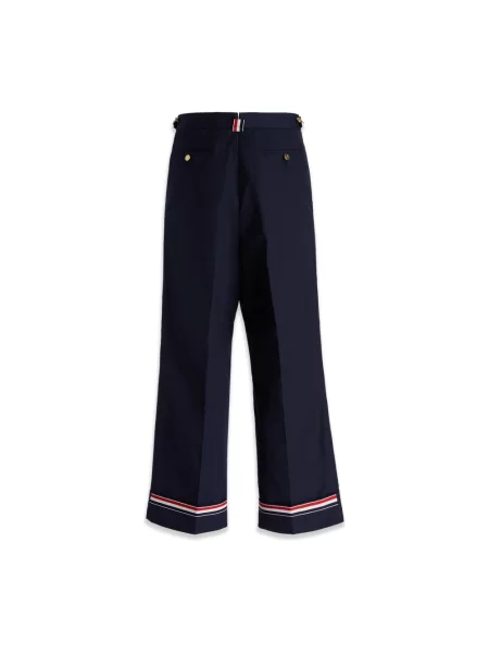 Spodnie Thom Browne niebieskie