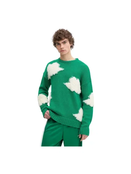 Sweter Fiorucci wełniany zielony