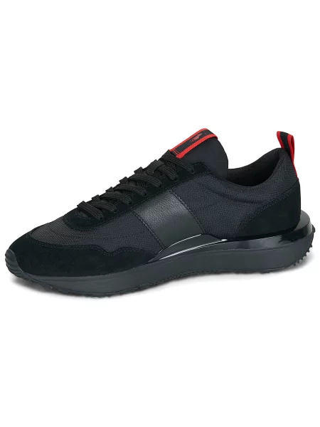 Sneakerși Polo Ralph Lauren din dantelă negru