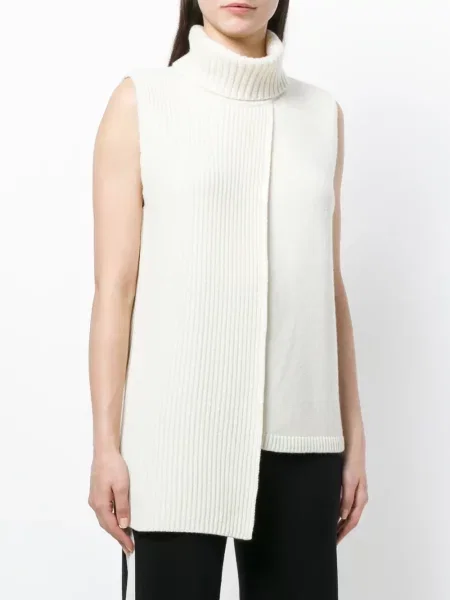 Golf top Cashmere In Love bez rękawów z kaszmiru