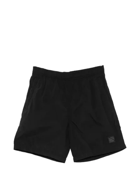 Pantaloni scurți Stone Island cu strasuri negru