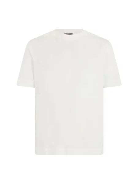 Koszulka Emporio Armani z dżerseju biała