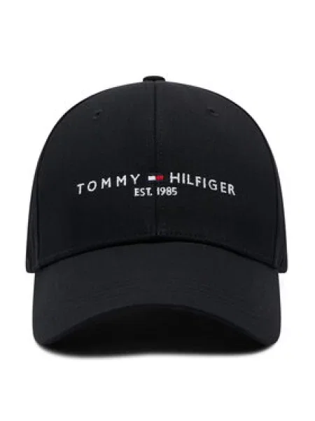 TOMMY HILFIGER Kšiltovka tmavě modrá / červená bílá černá