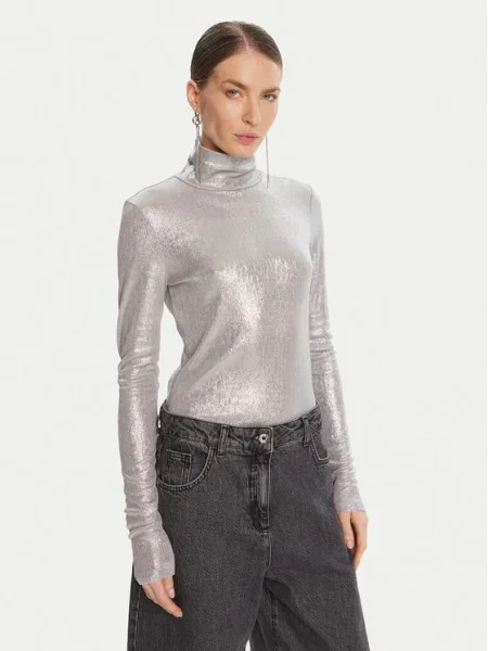 Patrizia Pepe Body argintiu