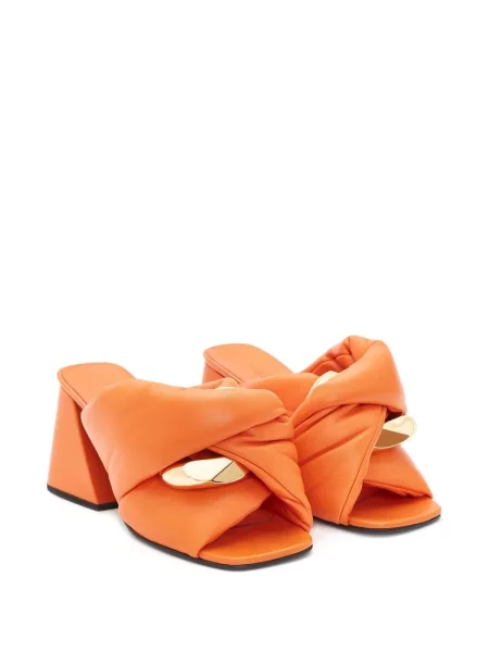 Iš natūralios odos mulės Jw Anderson oranžinė