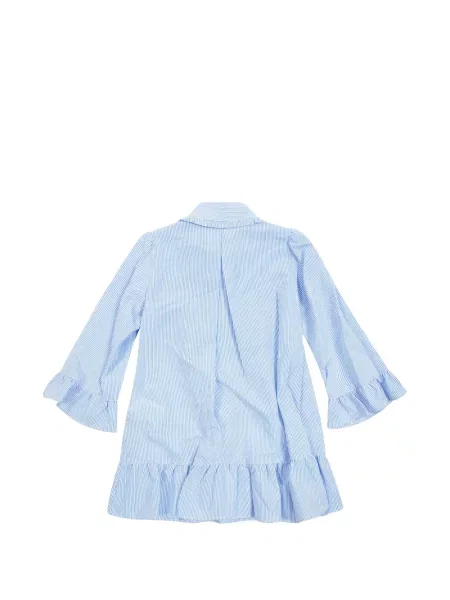Sukienka koszulowa dziecięca Moncler Enfant niebieska