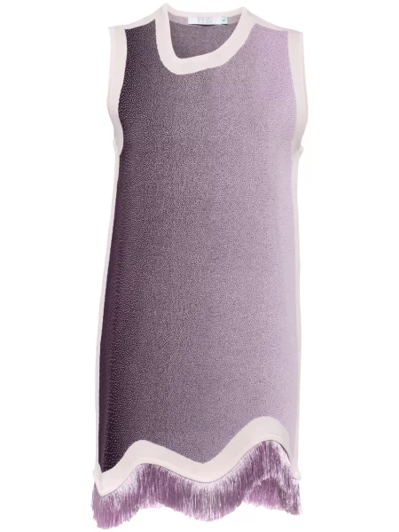 Rochie Ph5 cu franjuri cu gradient de costum violet