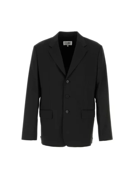 Marynarka Mm6 Maison Margiela z dżerseju czarna