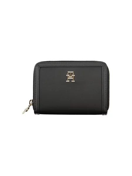 Duży portfel Tommy Hilfiger elegancki czarny