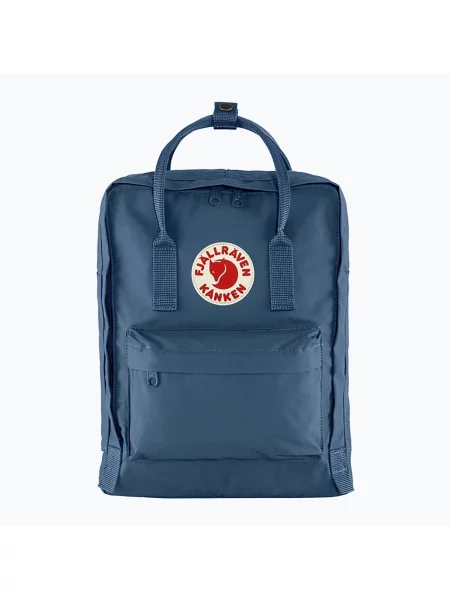 Рюкзак Fjallraven Kanken великий з аплікацією синій
