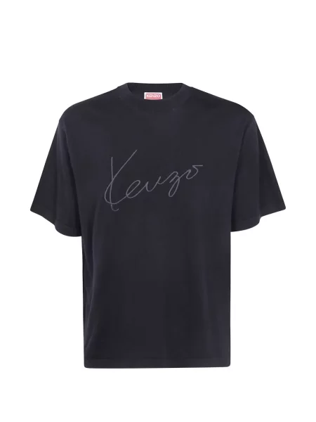 Tricou Kenzo cu broderie albastru