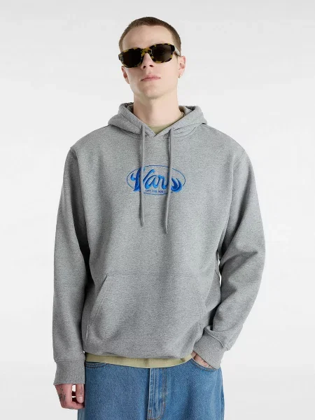 Худі Vans Global Line Loose PO бавовна/поліестер сірий