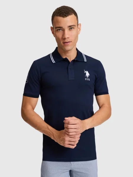 Поло U.s. Polo синее