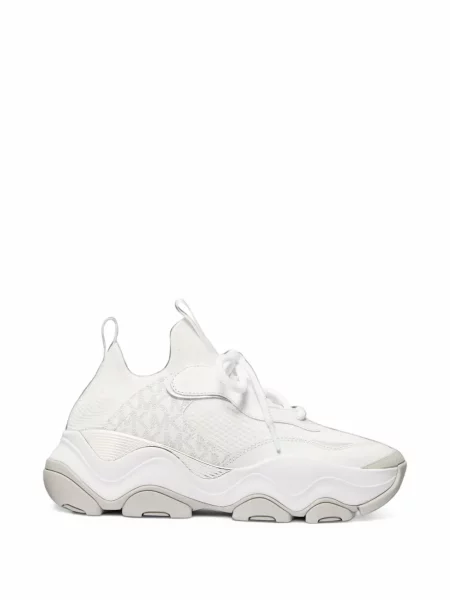 Sneakerși Michael Kors tricotate alb