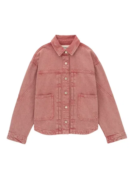 Kurtka jeansowa Ba&sh różowa