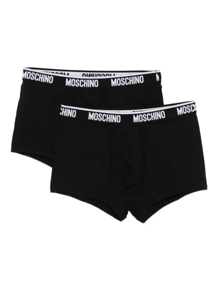 Șosete Moschino cu autograf negru