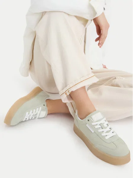 Guess Jeans Sneakersy jasny zielony