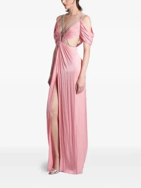 Rochie maxi Costarellos roz
