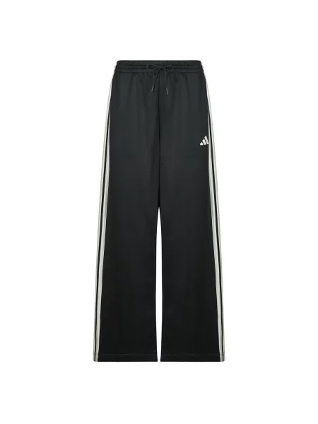 Prugaste trčanje hlače Adidas crna