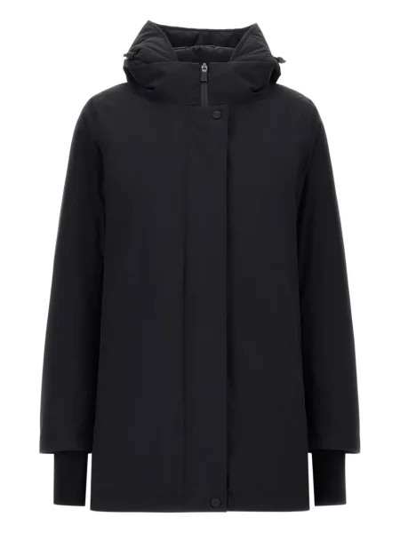 Geacă cu puf Herno cu glugă negru