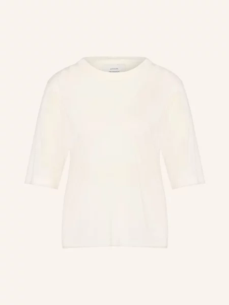 Loulou De Saison Sweter Z Dzianiny Nala Z Kaszmiru weiss
