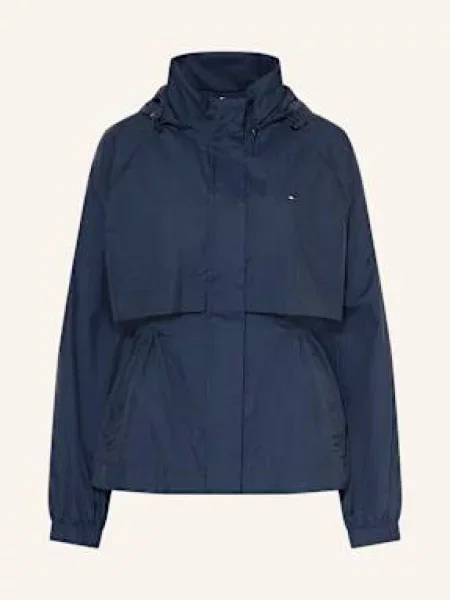 TOMMY HILFIGER Přechodná bunda námořnická modř / červená bílá