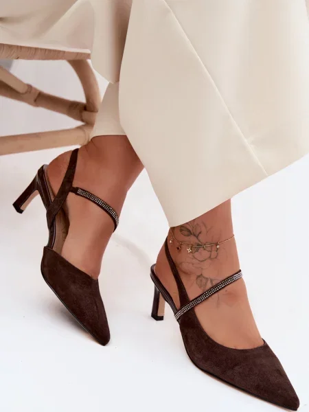 Sandale D&a din piele alb