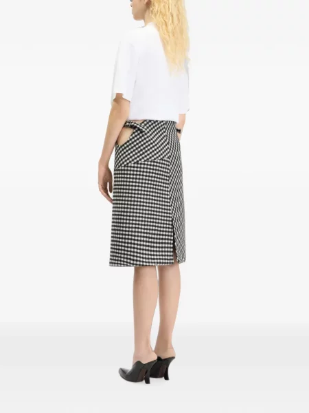 Fustă midi Jean Paul Gaultier negru