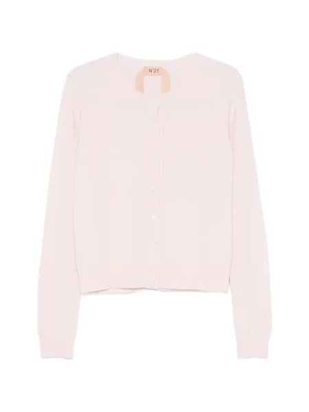 Cardigan N°21 cu broderie roz