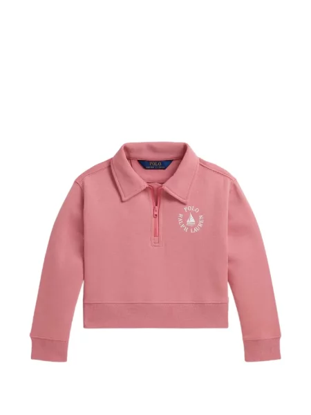 Koszulka polo dziecięca Polo Ralph Lauren różowa