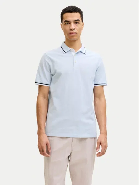 Jack & Jones Polo marškinėliai Paulos Šviesiai mėlyna