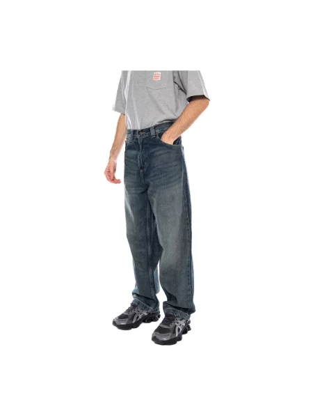 Jeansy Carhartt Wip niebieskie