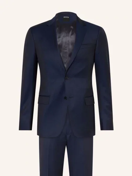 Zegna Oblek Extra Slim Fit tmavě modrá